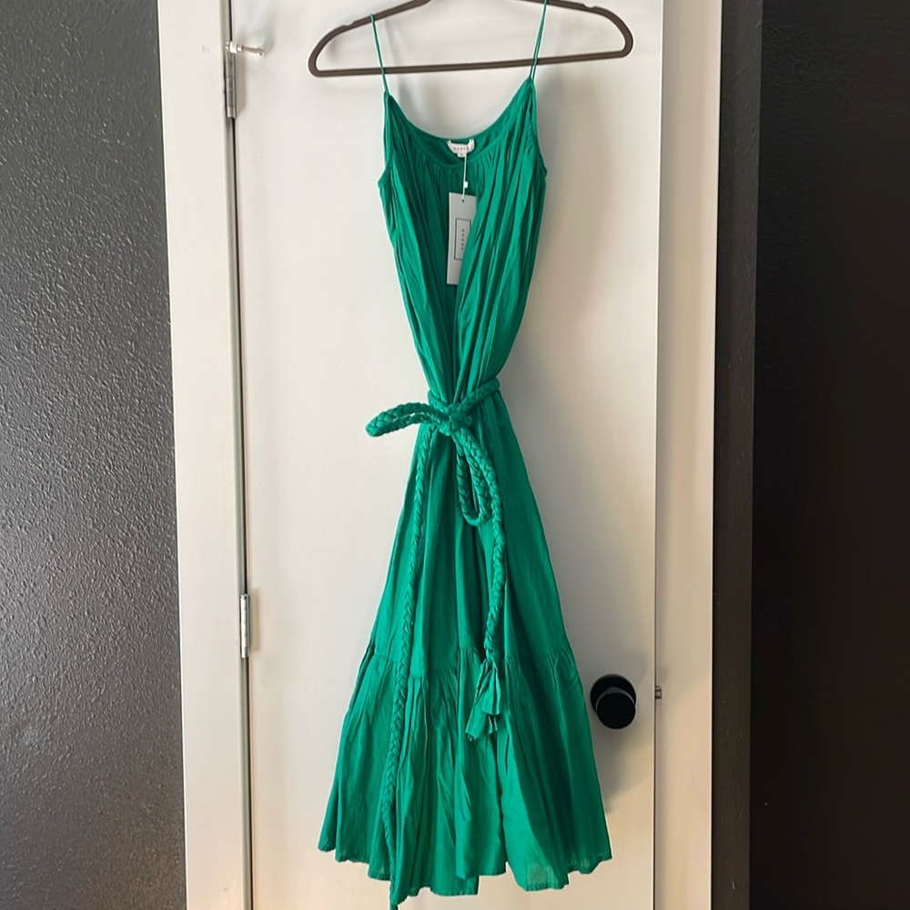 Rhode Lea dress, kelly green, size M, NWT